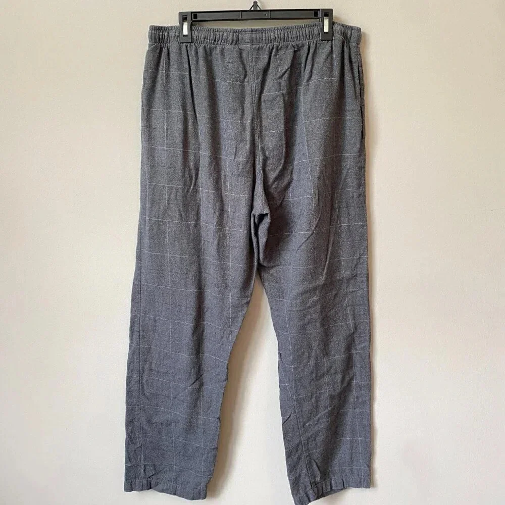 Vintage Polo Ralph Lauren Men's XL Flannel Plaid Straight Leg Lounge Sleep Pants